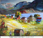 Sunlight Washed Woody Point-1, Oil on Canvas